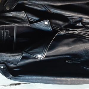 Lucky Brand leather jacket, l